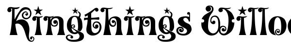 Kingthings Willow font preview